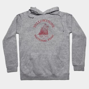 Yellowstone National Park Howling Wolf Hoodie